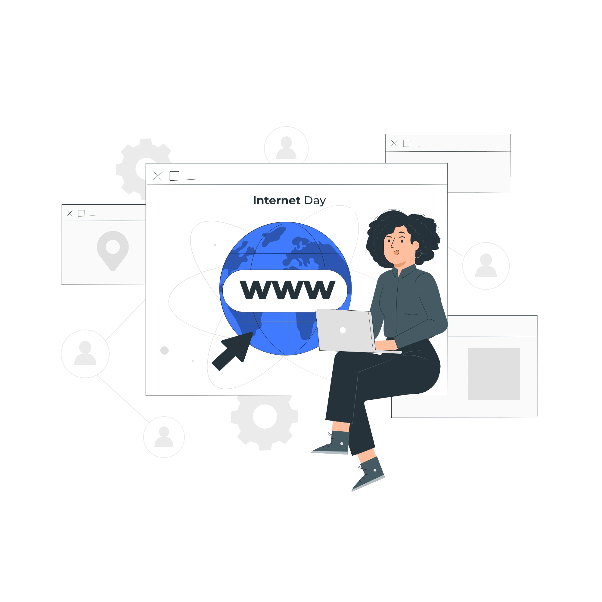 digital illustration for web development